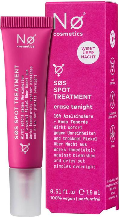 Image du produit Nø Cosmetics SØS Traitement par points (15 ml, Crème de nuit)