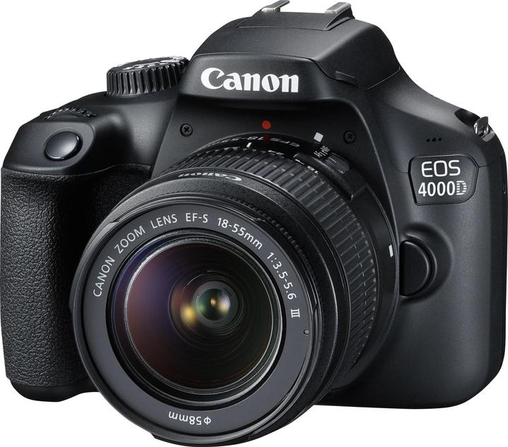 Produktbild Canon Eos 4000d Dc - (Eu) (18 - 55 mm, 18.70 Mpx, APS-C / DX)
