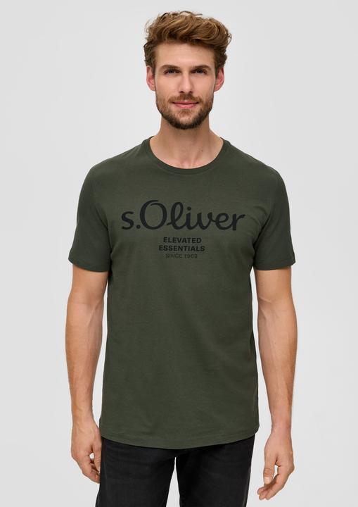 Actual product image S.Oliver T-Shirt Casual Bequem sitzend Logo T-Shirt (M)