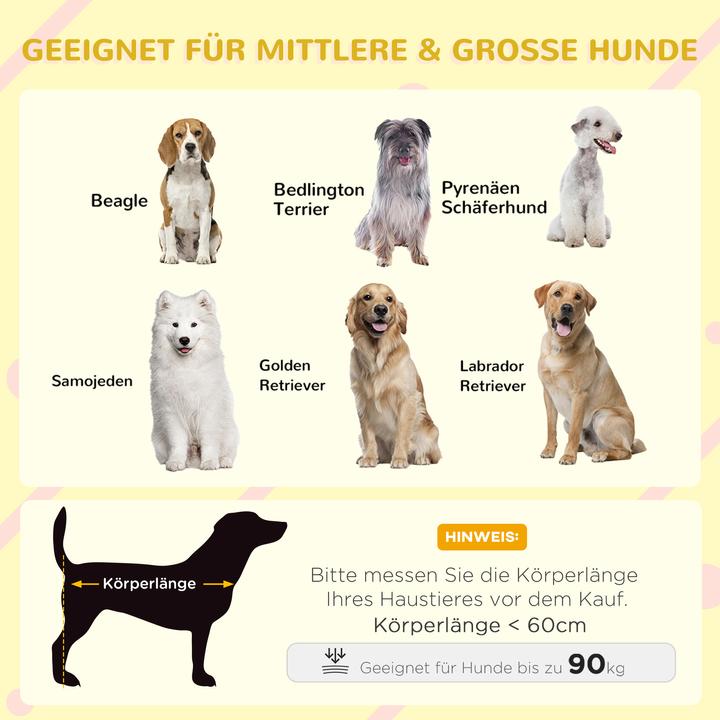 Produktbild PawHut Hundehütte mit erhöhtem Boden (Hundehütte)