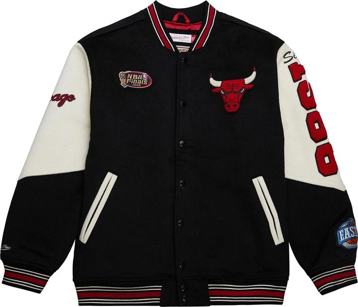 Mitchell & Ness M&N Vintage Varsity Wool Jacke - NBA Chicago Bulls - L (L)