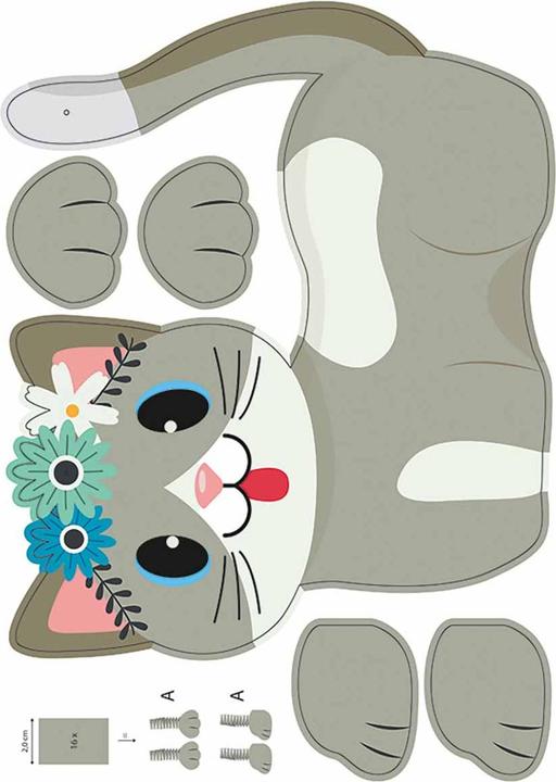 Produktbild Ursus Bastelset Hexentreppe Tiere