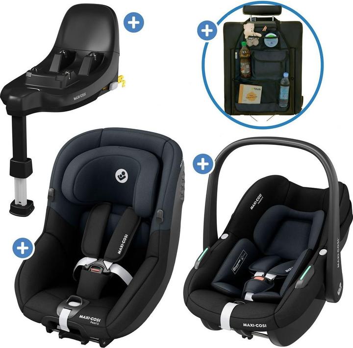 Produktbild Maxi-Cosi Babyschalen 3in1 Babyschale & Reboarder-Set ab Geburt (Reboarder, Babyschale, ECE R129/i-Size Norm)