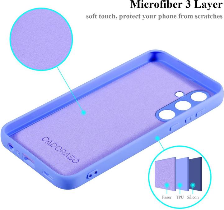 Actual product image Cadorabo Case for Samsung Galaxy A35 TPU in liquid protection silicone design (Samsung Galaxy A35)
