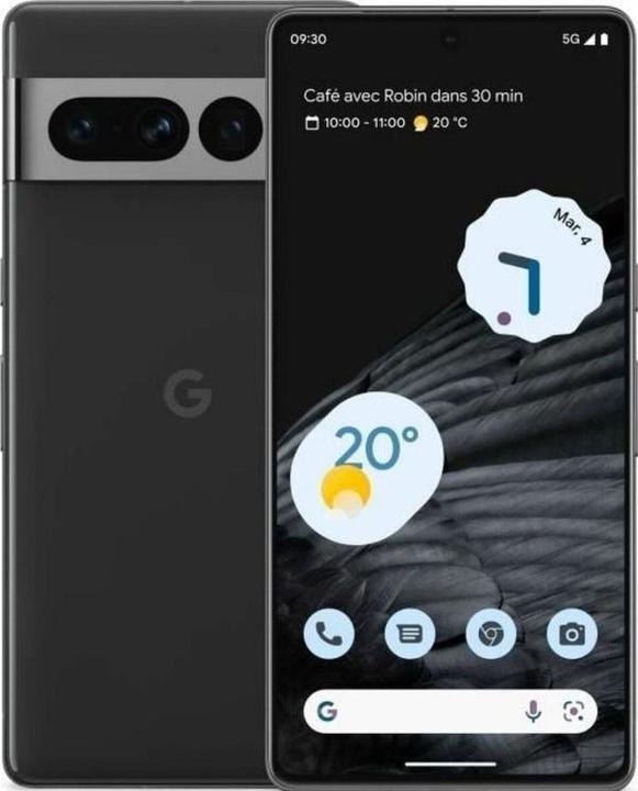 Immagine prodotto Google Pixel 7 (256 GB, Obsidian, 6.30", SIM + eSIM, 50 Mpx, 5G)
