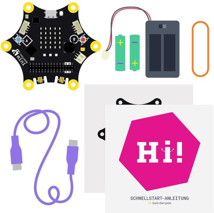 Produktbild Calliope Board mini 3.0 & Fischertechnik Bundle