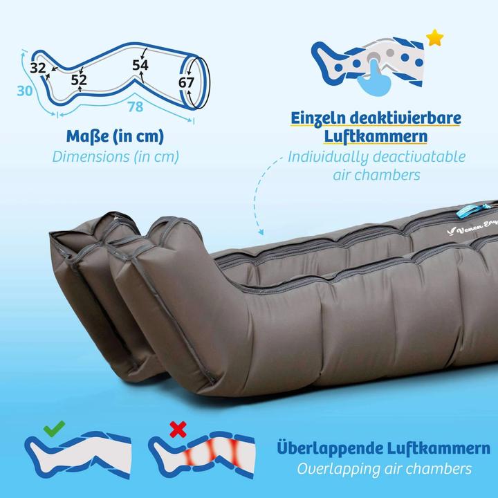 Image du produit Venen Engel 4 Appareil de massage Premium avec manchettes pour les jambes