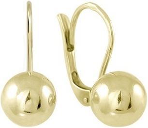 Brilio Silver - Gold-plated earrings Balls 431 001 02399 05