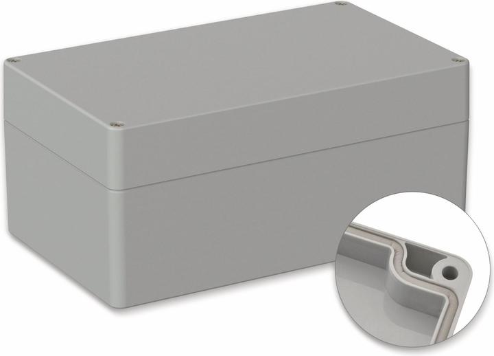Produktbild Pollini POLLIN, Polycarbonat Gehäuse, 200 x 120 x 90 mm, IP66, Lichtgrau
