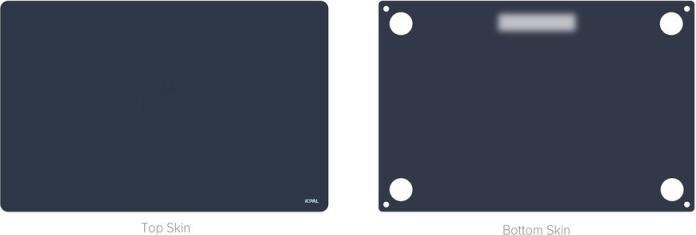 Image du produit JCPAL MacGuard Two-in-One Skin Set for MacBook Air 15" (M2 2023, M3 2025 & M4 2025) - Midnight