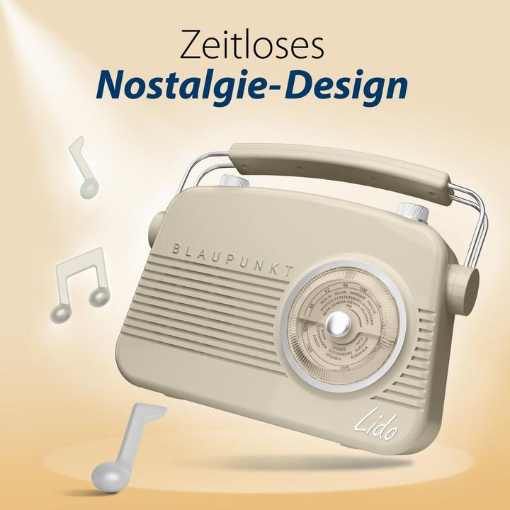 Image du produit Blaupunkt Radio nostalgique avec DAB+ | LIDO VDR 10 (DAB+ DAB, Bluetooth)