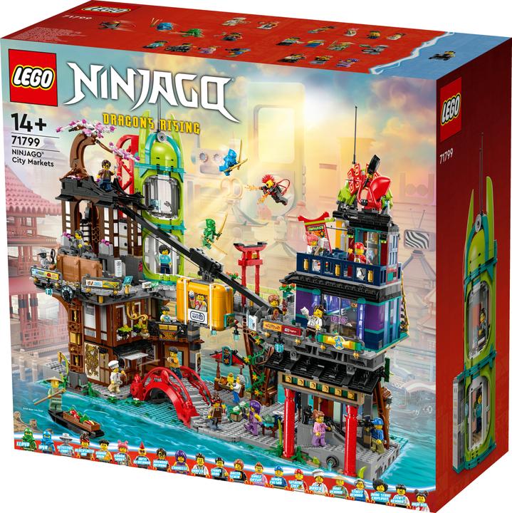 Produktbild LEGO Die Märkte von Ninjago City (71799, LEGO Ninjago, LEGO Seltene Sets)