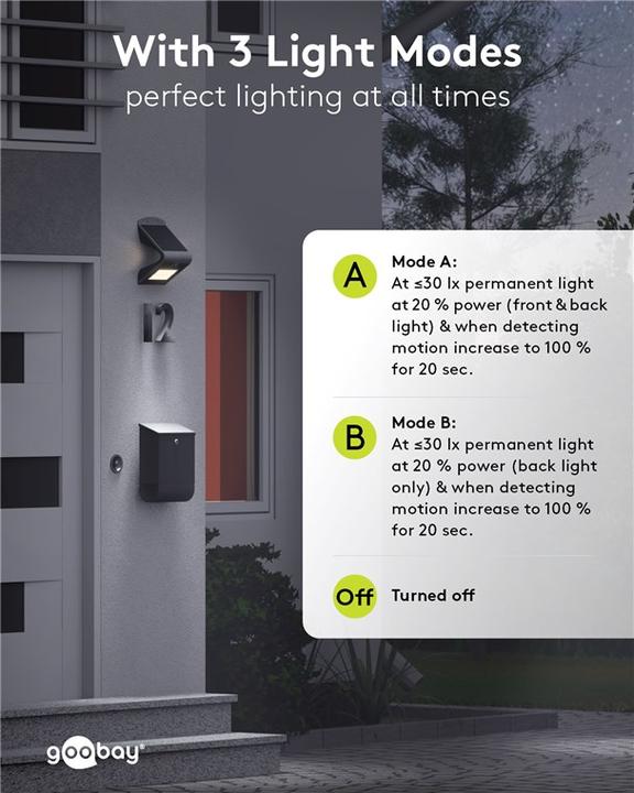 Produktbild Goobay LED Solar (220 lm, IP65)