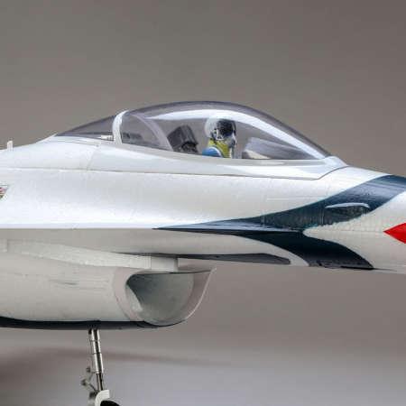 Produktbild E-Flite FLIEGER F-16 THUNDERBIRD 813mm EP BNB mit AS3X/SAFE TECHNOLOGY BNF BASIC (Jet)