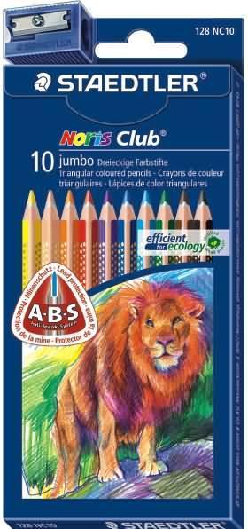Image du produit Staedtler Triplus Jumbo 128 (Multicolore, 10 x)