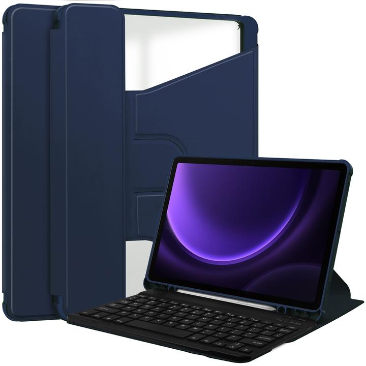 Actual product image Lobwerk 2in1 set Bluetooth keyboard in black + cover for Samsung Galaxy Tab S9 FE 2023 X510/SM-X516/SM-X51 (X)