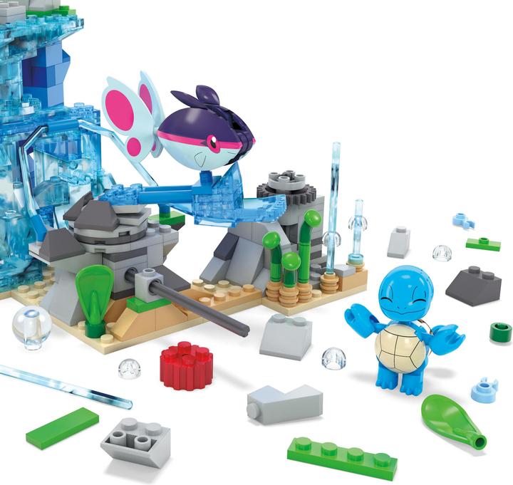 Immagine prodotto MEGA Set di giocattoli da costruzione Pokémon avventura acquatica con 3 figure d'azione