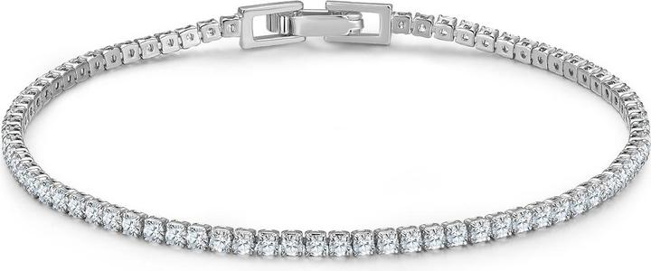 Glanzstücke München Damen Sterling Silber Zirkonia Silber - 34416 (21 cm, 925er Silber)