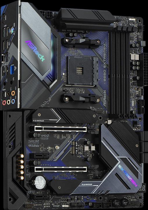 Produktbild AsRock B550 Extreme 4 (AM4, AMD B550, ATX)