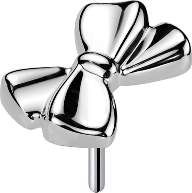 Star Piercing Threadless Masche silber (Titan G23, ohne Messing)