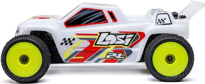 Produktbild Losi Micro-T 2S 1/28 2WD RTR Stadium Truck (Akku & Ladegerät enthalten), Weiss (RTR Ready-to-Run)
