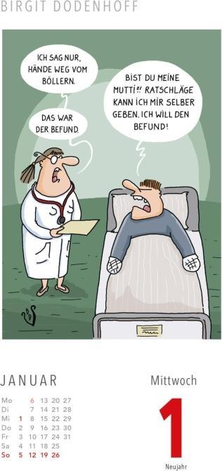 Produktbild Fiese Bilder Cartoons für jeden Tag 2025: Tageskalender (Kein Einband, Deutsch)