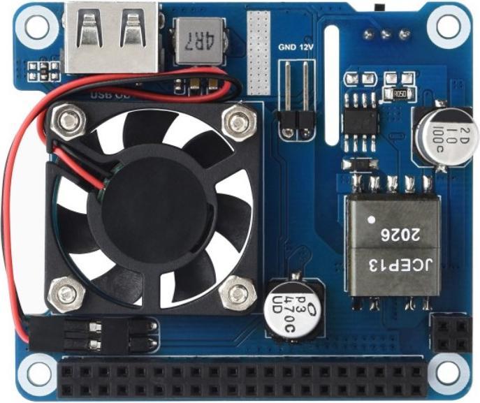 Produktbild WaveShare POE Power over Ethernet HAT C für Raspberry Pi