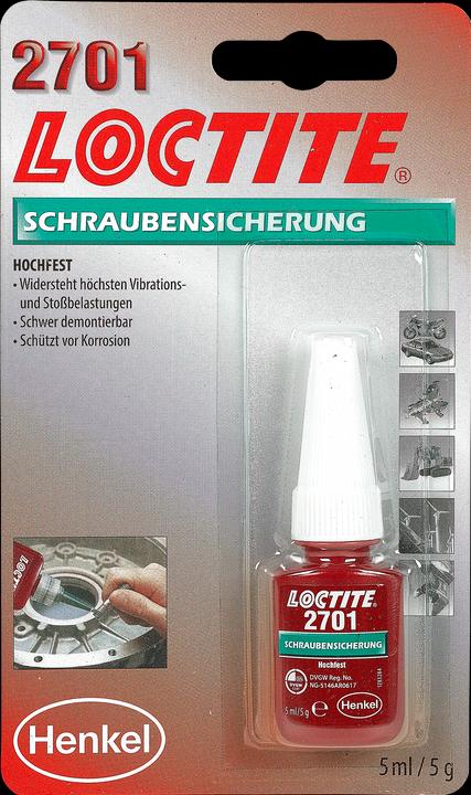 Produktbild Loctite Schraubensicherung 2701 (5 g, 5 ml)