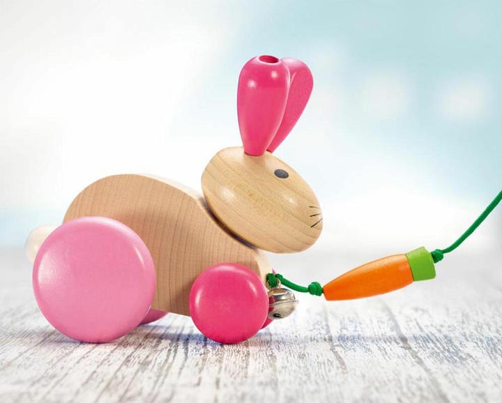 Produktbild Selecta Spielzeug Nachzieh-Hase Hanna Hoppel
