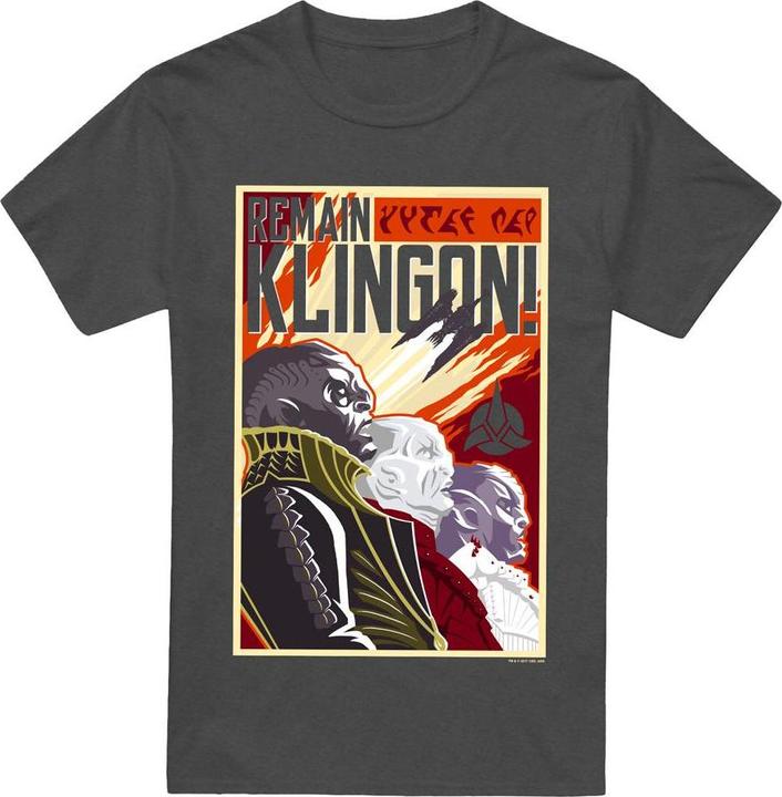 Produktbild Universal Textiles Remain Klingon TShirt (XL)