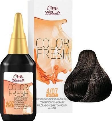 Image du produit Wella Color Fresh (4/07 brun moyen brun naturel brun naturel)