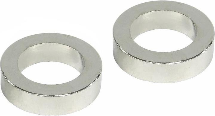 Produktbild Aquatuning Distanzringe (2 Stück x 5mm) silver nickel