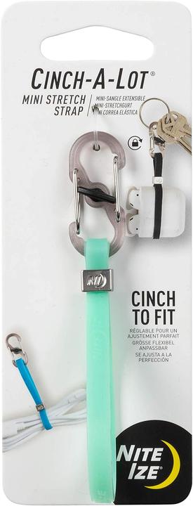 Actual product image Nite Ize Cinch-A-Lot™ Mini Stretch Strap Mint