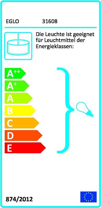 Label énergétique EGLO Maserlo (E27)