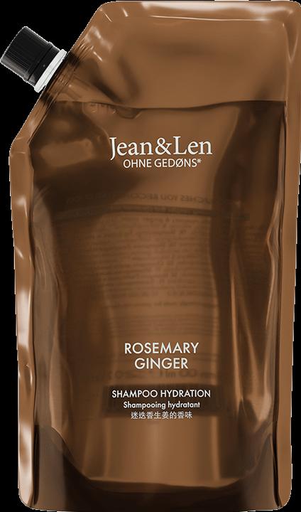 Actual product image Jean & Len Shampoo Rosemary/Ginger Refill, 600 ml (600 ml, Liquid shampoo)