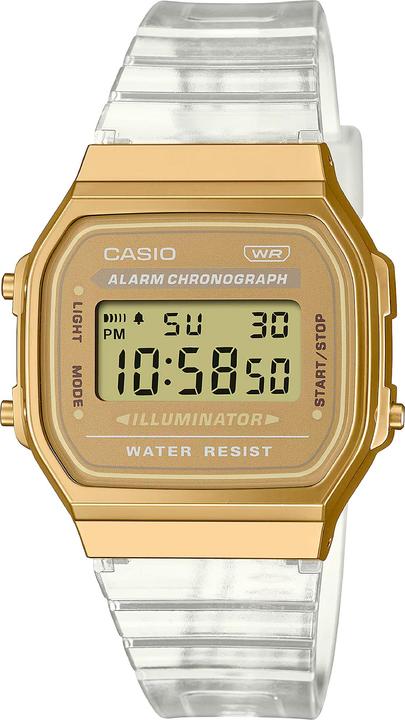 Casio A168XESG-9AEF (Chronograph, 34 mm)