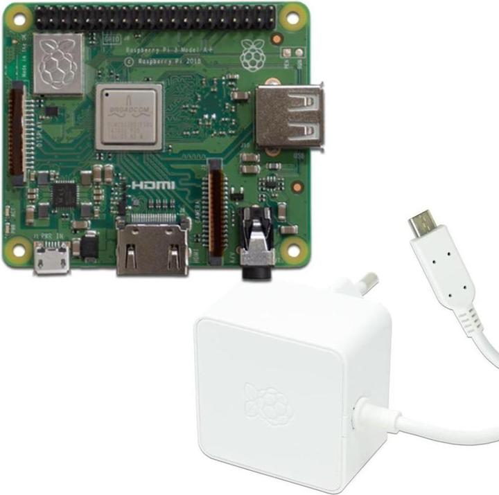 Image du produit Raspberry Pi EB43121 - 3 Model A SBC platform bundle incl. power supply