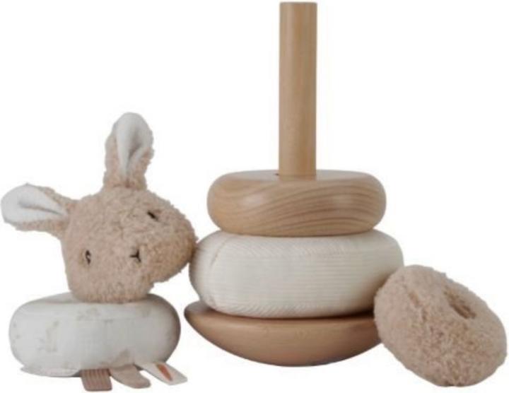 Produktbild Little Dutch Stapelturm mit Ringen FSC Bunny