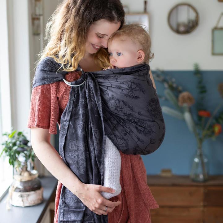Produktbild Hoppediz Babytragetuch gewebter Ring-Sling (2 m)