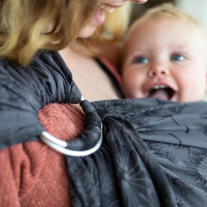 Produktbild Hoppediz Babytragetuch gewebter Ring-Sling (2 m)