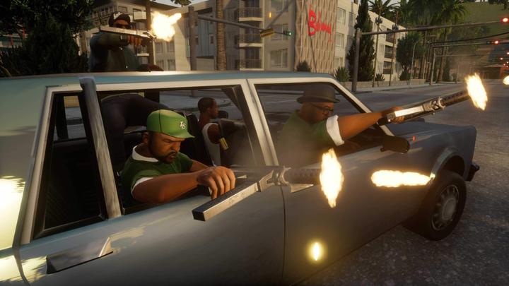 Actual product image 2K Games Grand Theft Auto: The Trilogy - The Definitive Edition (PS4, FR)