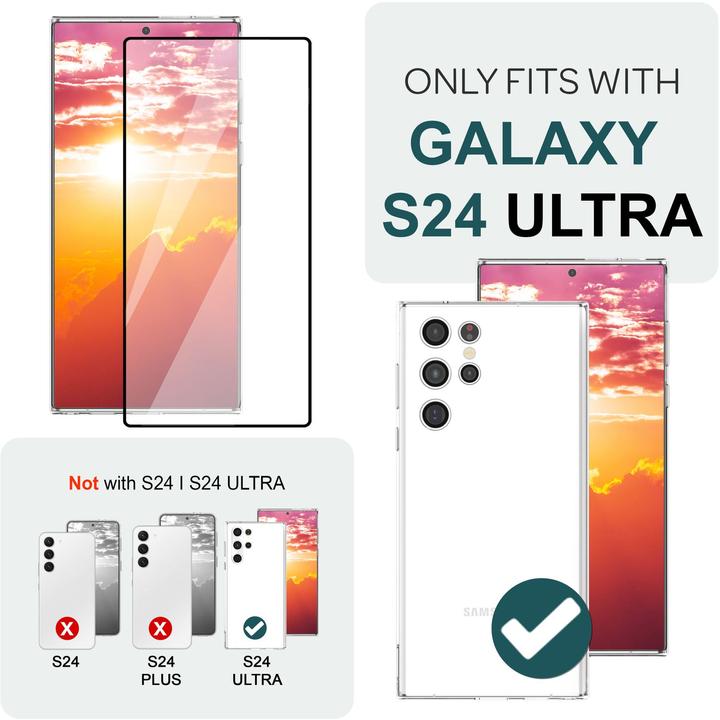 Immagine prodotto Nalia 2x vetro protettivo e 1x applicatore (2 Pezzo/i, Samsung Galaxy S24 Ultra)