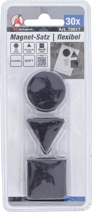 Image du produit BGS Jeu d’aimants flexibles 30 pièces (30 x)