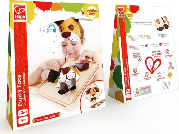 Produktbild Hape Bastelset Hundemaske