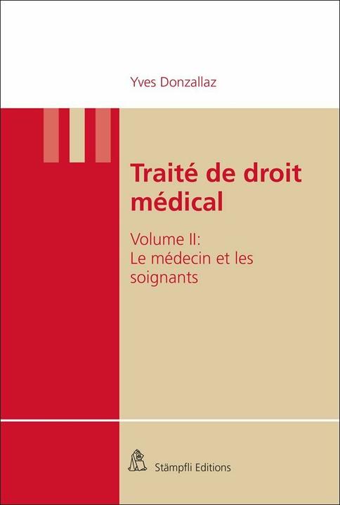 Produktbild Traité de droit médical (Französisch, Yves Donzallaz, 2021)