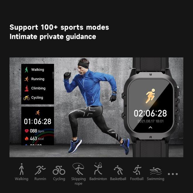 Produktbild Mu Sport Outdoor Smart Watch 1.96" AMOLED Bluetooth Call