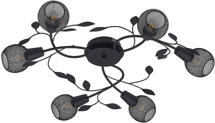 Produktbild Lindby Kanye Florentiner-Deckenlampe sechsflammig (E14)