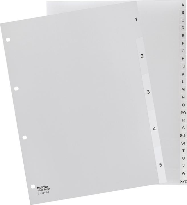 Produktbild Kolma Register A4 Vista 1-31 31-teilig transparent farblos