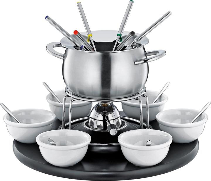 Produktbild Spring Fondue-Garnitur schwarz, 22-teilig Carousel (Käsefondue)