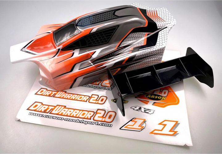 Actual product image Carson X10EB Dirtwarr.Sport body+spoiler